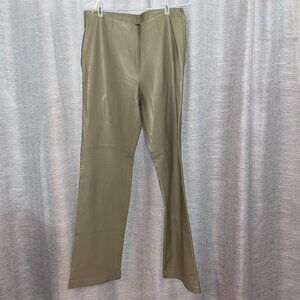 Cami International Leather Pants Cream Color Size 12T